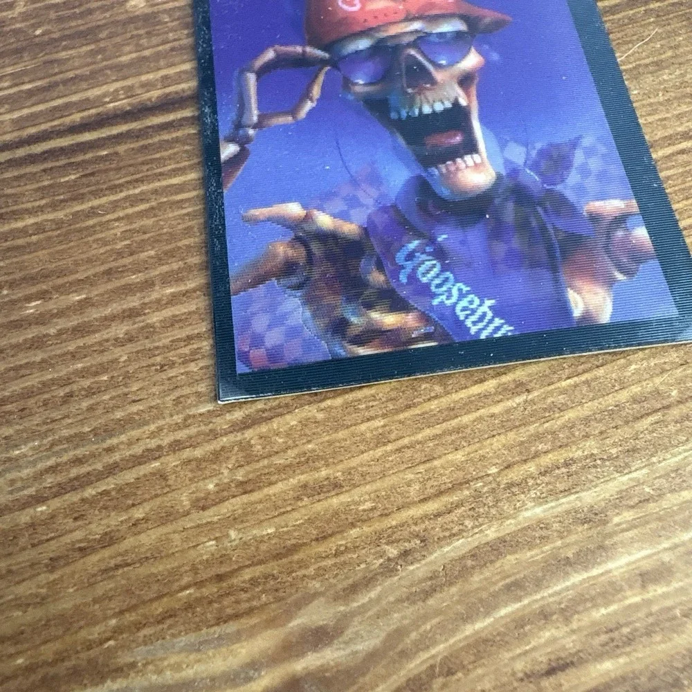 1997 Vintage Goosebumps Collectors Club Slappy Lenticular Hologram Card Rare